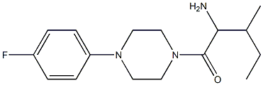 1-{[4-(4-fluorophenyl)piperazin-1-yl]carbonyl}-2-methylbutylamine