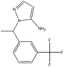 1-{1-[3-(trifluoromethyl)phenyl]ethyl}-1H-pyrazol-5-amine