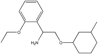 1-{1-amino-2-[(3-methylcyclohexyl)oxy]ethyl}-2-ethoxybenzene