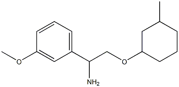 1-{1-amino-2-[(3-methylcyclohexyl)oxy]ethyl}-3-methoxybenzene