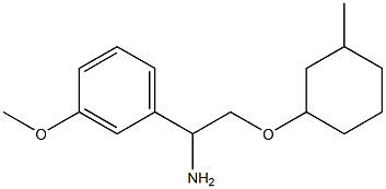  1-{1-amino-2-[(3-methylcyclohexyl)oxy]ethyl}-3-methoxybenzene