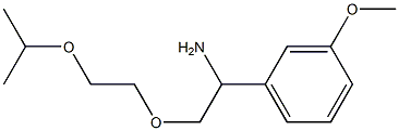 1-{1-amino-2-[2-(propan-2-yloxy)ethoxy]ethyl}-3-methoxybenzene