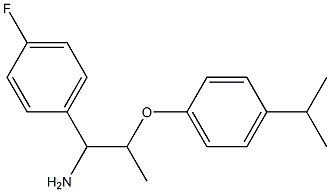  1-{1-amino-2-[4-(propan-2-yl)phenoxy]propyl}-4-fluorobenzene