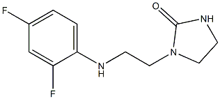 1-{2-[(2,4-difluorophenyl)amino]ethyl}imidazolidin-2-one