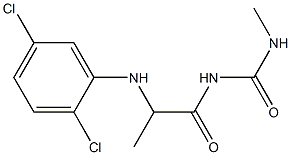 1-{2-[(2,5-dichlorophenyl)amino]propanoyl}-3-methylurea