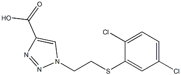 1-{2-[(2,5-dichlorophenyl)sulfanyl]ethyl}-1H-1,2,3-triazole-4-carboxylic acid
