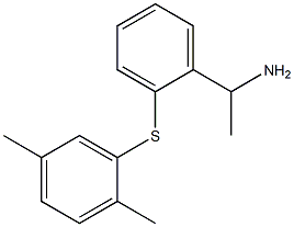 1-{2-[(2,5-dimethylphenyl)sulfanyl]phenyl}ethan-1-amine|
