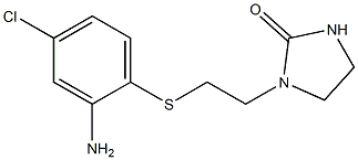 1-{2-[(2-amino-4-chlorophenyl)sulfanyl]ethyl}imidazolidin-2-one Structure