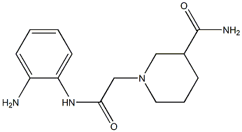 1-{2-[(2-aminophenyl)amino]-2-oxoethyl}piperidine-3-carboxamide,,结构式