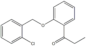 1-{2-[(2-chlorophenyl)methoxy]phenyl}propan-1-one