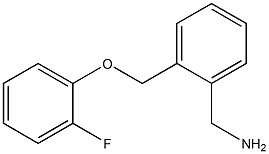 1-{2-[(2-fluorophenoxy)methyl]phenyl}methanamine,,结构式
