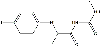 1-{2-[(4-iodophenyl)amino]propanoyl}-3-methylurea