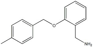 1-{2-[(4-methylbenzyl)oxy]phenyl}methanamine 结构式