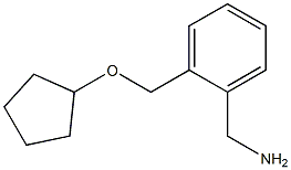 1-{2-[(cyclopentyloxy)methyl]phenyl}methanamine Structure