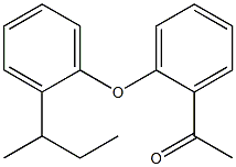 1-{2-[2-(butan-2-yl)phenoxy]phenyl}ethan-1-one Structure