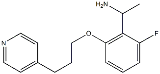 1-{2-fluoro-6-[3-(pyridin-4-yl)propoxy]phenyl}ethan-1-amine 结构式