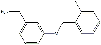 1-{3-[(2-methylbenzyl)oxy]phenyl}methanamine Structure