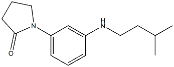  1-{3-[(3-methylbutyl)amino]phenyl}pyrrolidin-2-one