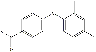  1-{4-[(2,4-dimethylphenyl)sulfanyl]phenyl}ethan-1-one