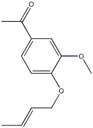 1-{4-[(2E)-but-2-enyloxy]-3-methoxyphenyl}ethanone