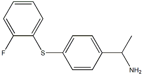 1-{4-[(2-fluorophenyl)sulfanyl]phenyl}ethan-1-amine