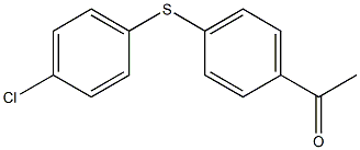 1-{4-[(4-chlorophenyl)sulfanyl]phenyl}ethan-1-one