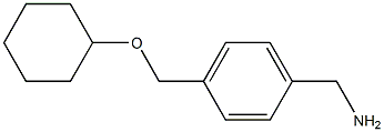 1-{4-[(cyclohexyloxy)methyl]phenyl}methanamine