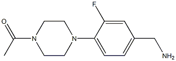 1-{4-[4-(aminomethyl)-2-fluorophenyl]piperazin-1-yl}ethan-1-one