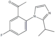 1-{5-fluoro-2-[2-(propan-2-yl)-1H-imidazol-1-yl]phenyl}ethan-1-one