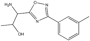 1-amino-1-[3-(3-methylphenyl)-1,2,4-oxadiazol-5-yl]propan-2-ol Structure