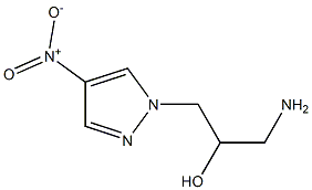 1-amino-3-(4-nitro-1H-pyrazol-1-yl)propan-2-ol Structure