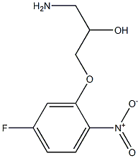 1-amino-3-(5-fluoro-2-nitrophenoxy)propan-2-ol