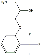  1-amino-3-[2-(trifluoromethyl)phenoxy]propan-2-ol