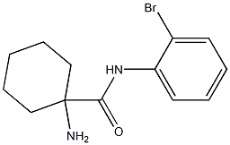 1-amino-N-(2-bromophenyl)cyclohexanecarboxamide Structure