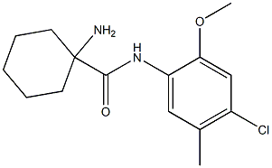 1-amino-N-(4-chloro-2-methoxy-5-methylphenyl)cyclohexanecarboxamide