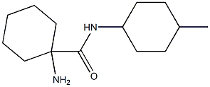 1-amino-N-(4-methylcyclohexyl)cyclohexanecarboxamide Struktur