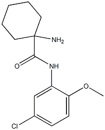  1-amino-N-(5-chloro-2-methoxyphenyl)cyclohexanecarboxamide