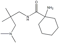 1-amino-N-[3-(dimethylamino)-2,2-dimethylpropyl]cyclohexanecarboxamide Structure