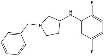 1-benzyl-N-(2,5-difluorophenyl)pyrrolidin-3-amine Structure