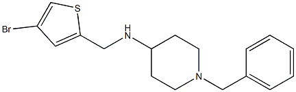  1-benzyl-N-[(4-bromothiophen-2-yl)methyl]piperidin-4-amine