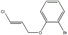 1-bromo-2-{[(2E)-3-chloroprop-2-enyl]oxy}benzene 结构式