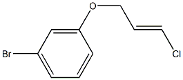 1-bromo-3-{[(2E)-3-chloroprop-2-enyl]oxy}benzene,,结构式