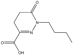 1-butyl-6-oxo-1,4,5,6-tetrahydropyridazine-3-carboxylic acid Structure