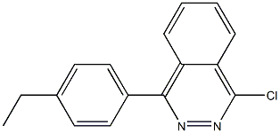 1-chloro-4-(4-ethylphenyl)phthalazine Struktur