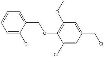 1-chloro-5-(chloromethyl)-2-[(2-chlorophenyl)methoxy]-3-methoxybenzene