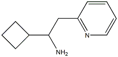 1-cyclobutyl-2-(pyridin-2-yl)ethan-1-amine,,结构式