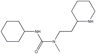 1-cyclohexyl-3-methyl-3-[2-(piperidin-2-yl)ethyl]urea Structure