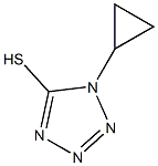 1-cyclopropyl-1H-1,2,3,4-tetrazole-5-thiol Structure