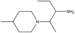 1-ethyl-2-(4-methylpiperidin-1-yl)propylamine 化学構造式
