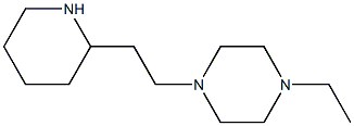 1-ethyl-4-[2-(piperidin-2-yl)ethyl]piperazine Structure